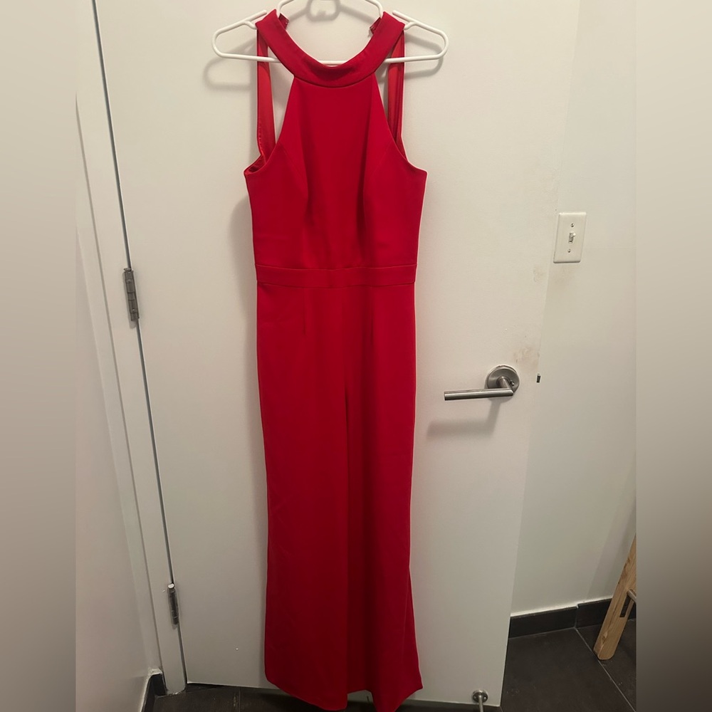 Jay Godfrey Red Jumpsuit - excellent condition and dry cleaned